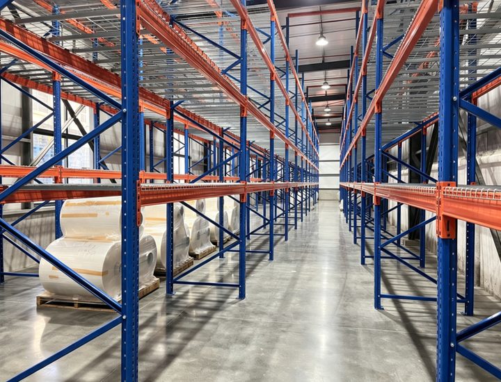 Sprinkler-protected high-bay warehouse