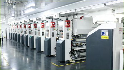 10-colour gravure printing press