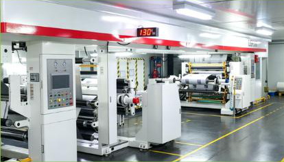 Extended dry laminator