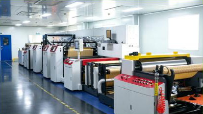 Petal type flexographic printing press