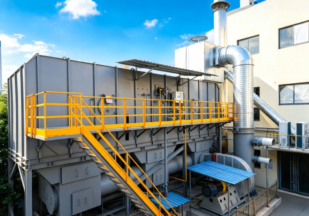RTO regenerative thermal oxidiser for waste gas treatment