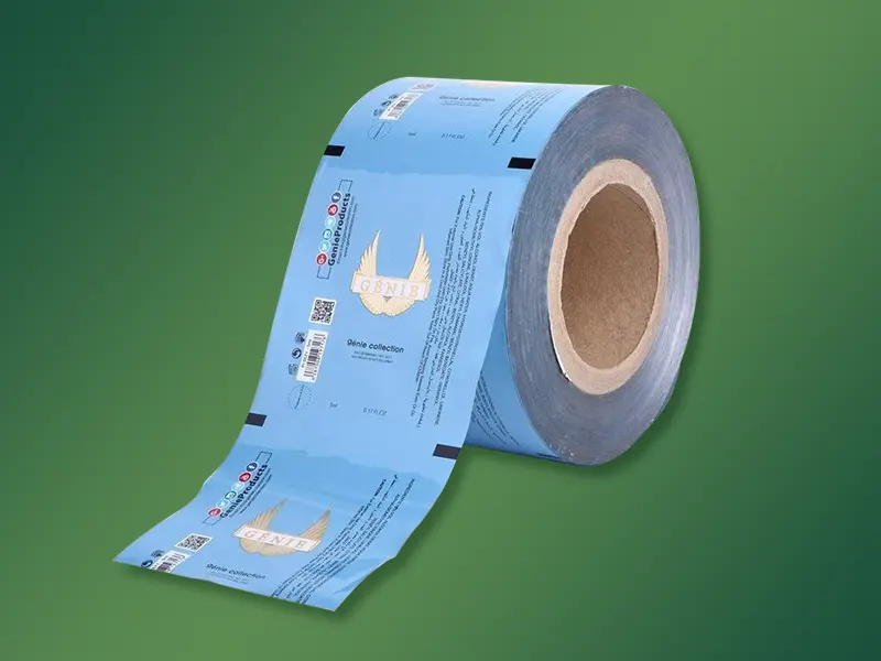 Roll film for pediatric cold granules