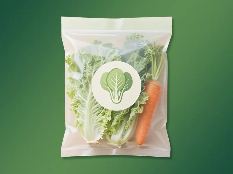 Vegetable packaging film