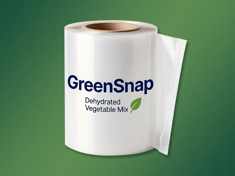 Outer packaging film for dehydrated vegetables