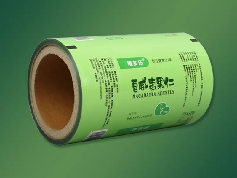 Nut packaging film