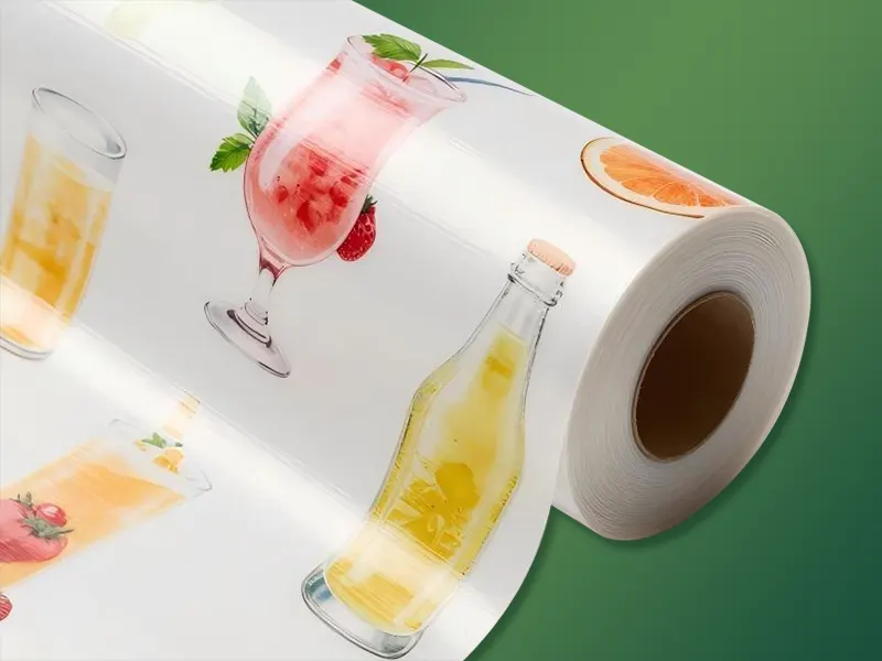 Packaging film for cold drinks