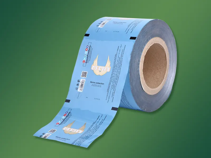 Roll film for pharmaceutical granules