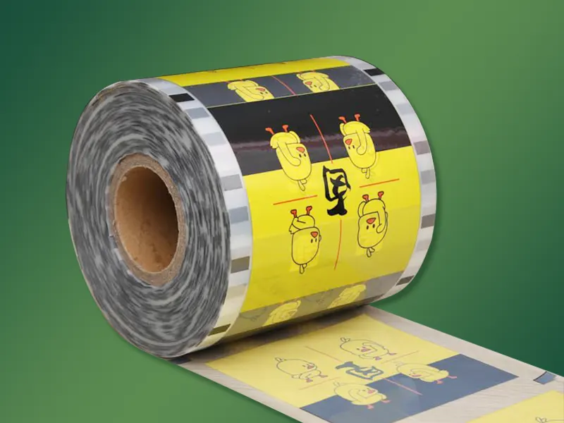 Packaging film for cooked food