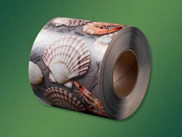 Seafood packaging roll film