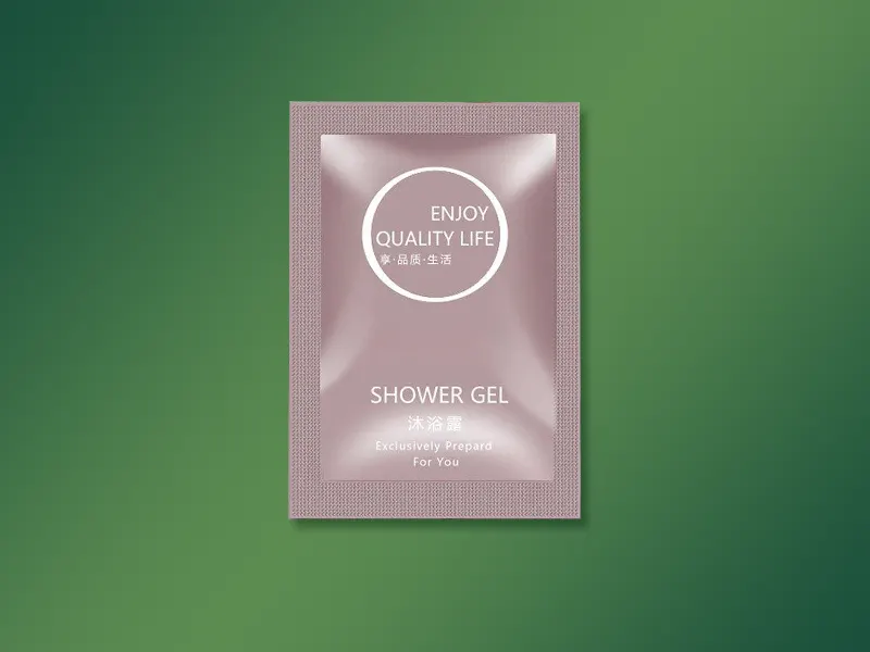 Shampoo packaging bag