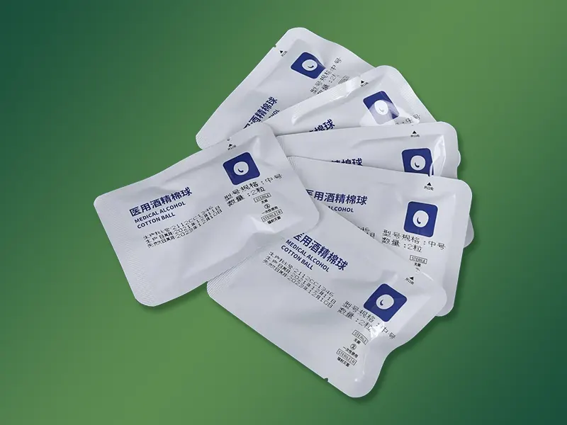 Packaging bag of alcohol cotton