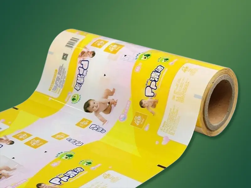 Wet towel packaging film