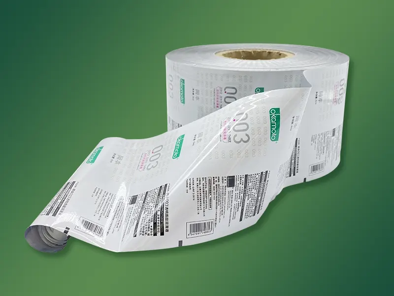 Packaging film for condoms