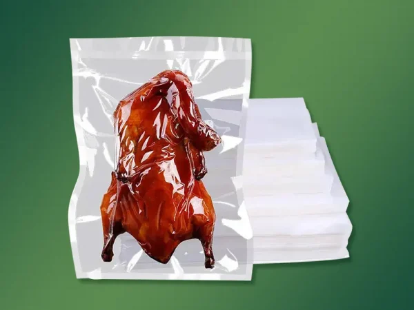 Duck neck vacuum bag