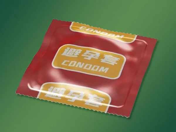 Packaging film for condoms