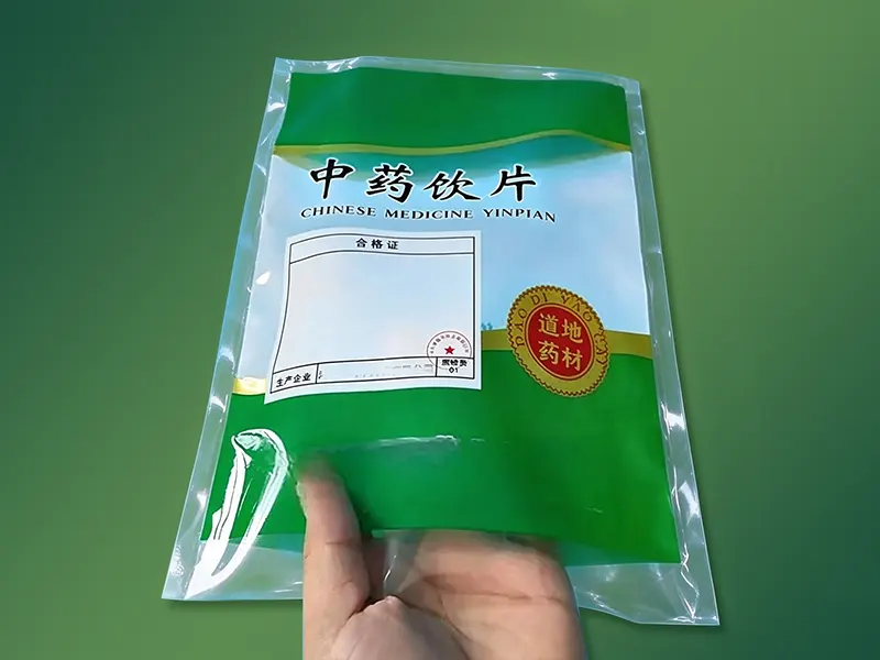 Traditional Chinese medicine tablet packaging bag