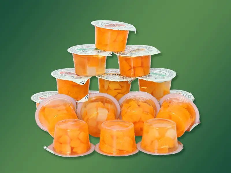Canned fruit can