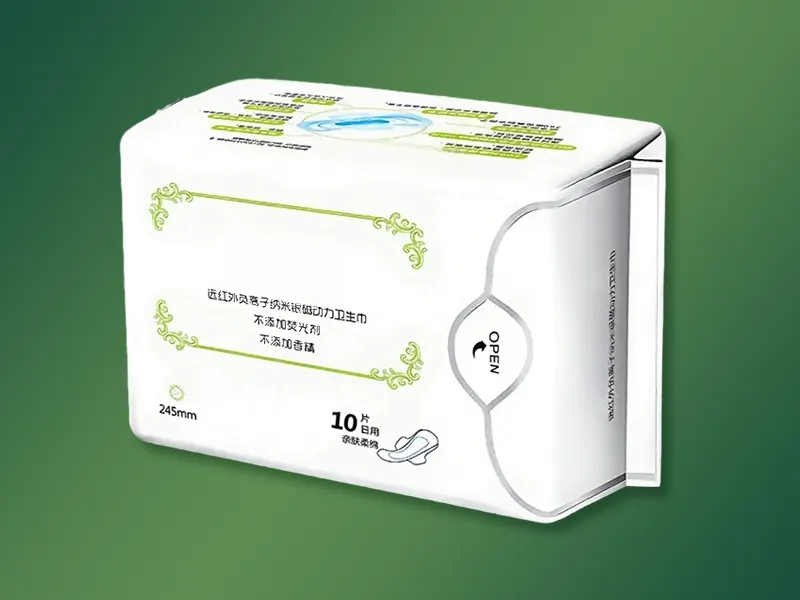 Sanitary napkin packaging bag