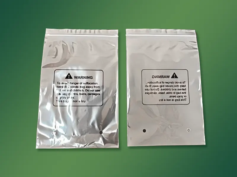 Melt seal bag